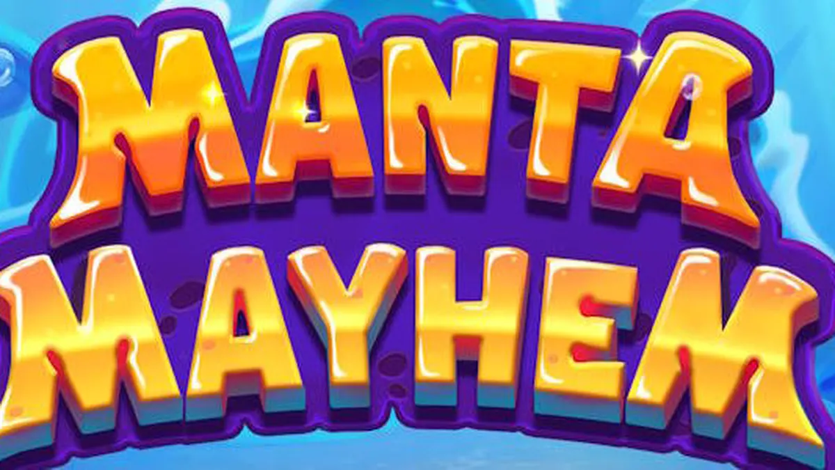 Cena subaquática colorida com personagens marinhos peculiares em Manta Mayhem