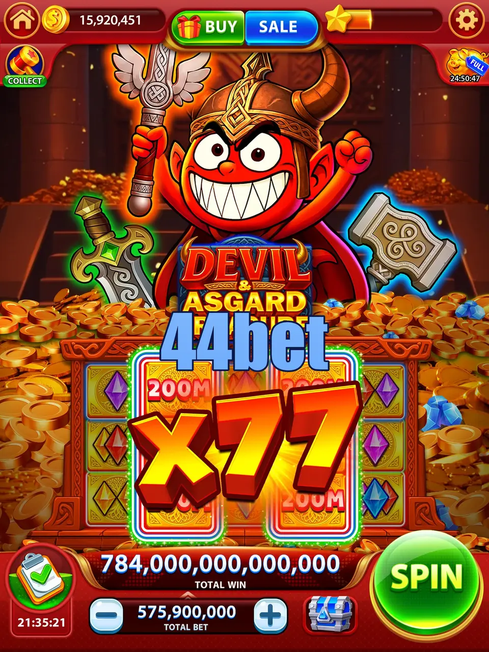 44bet Capturas de tela - APK Oficial